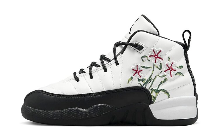 

Кроссовки детские Air Jordan 12 Retro Ps 'Floral', белый