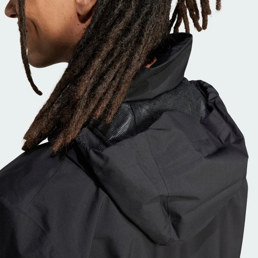 Мужская трехслойная куртка TERREX Multi Essentials Three-In-One adidas, Черный — фото 4
