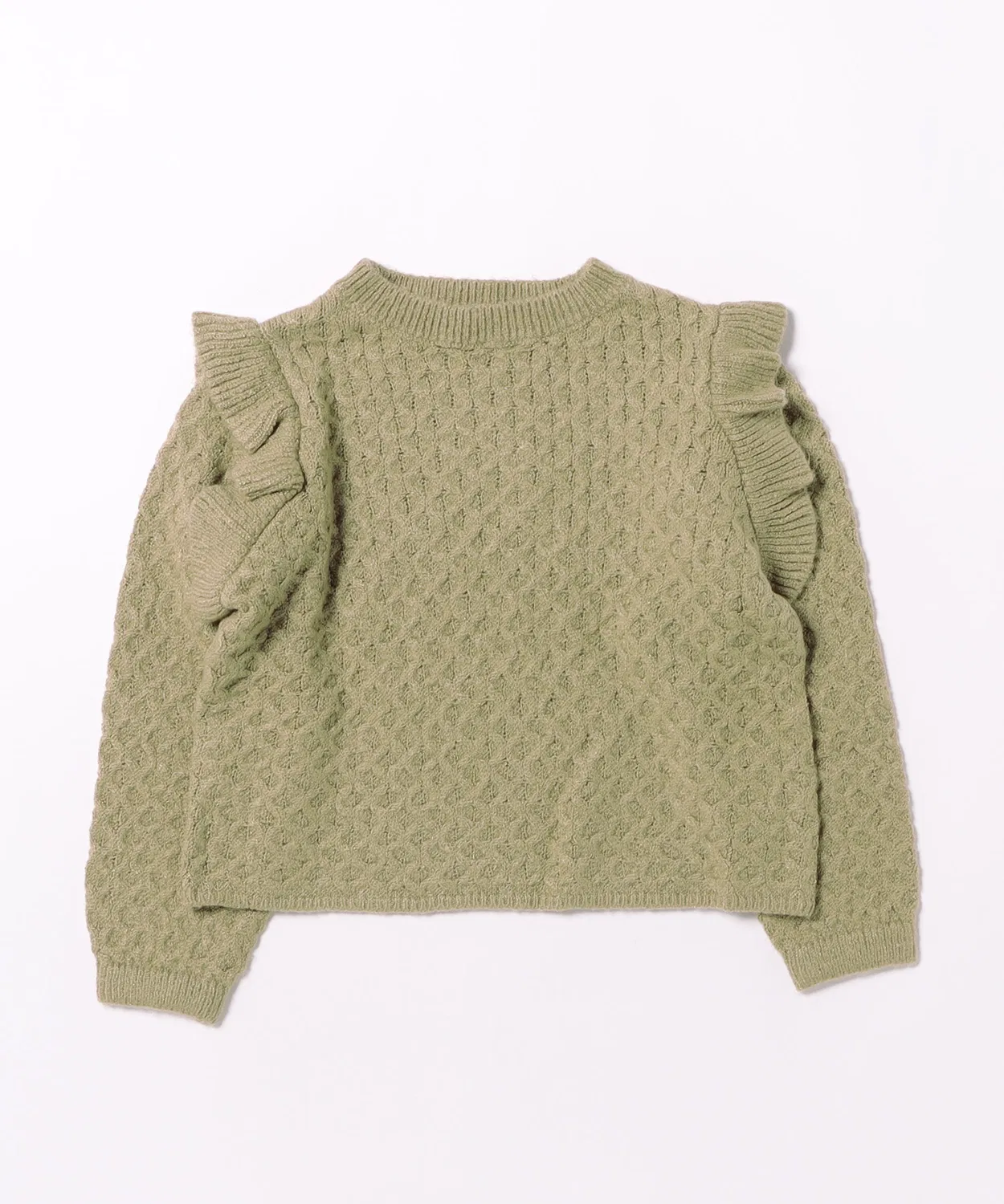 Детский свитер с рюшами Rylee + Cru, Green