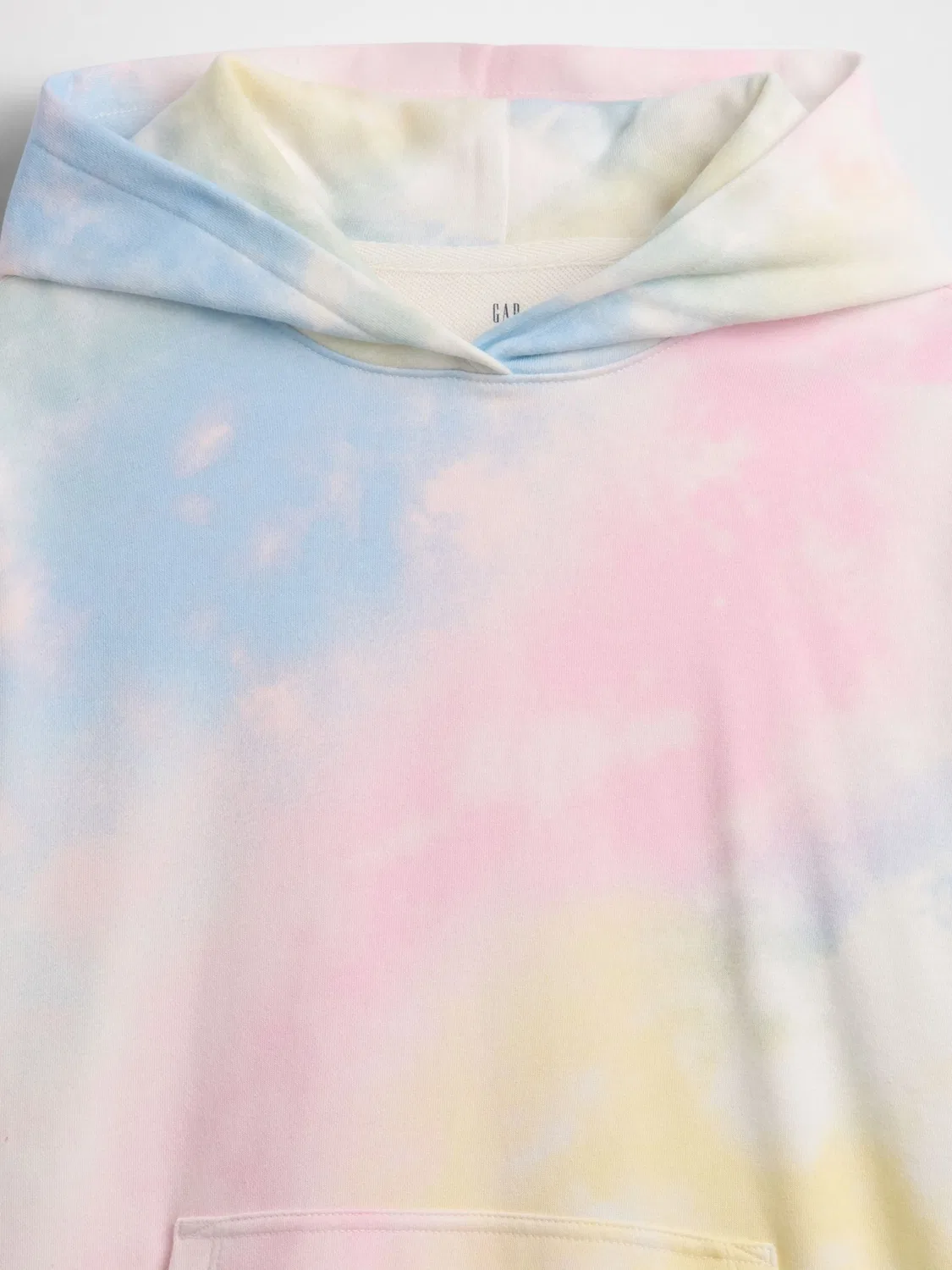 Худи Gap Tie-Dye Vintage Soft French Terry Logo, разноцветный — фото 2