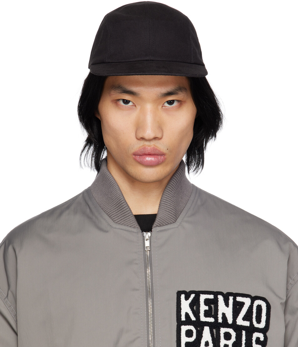 

Черная бейсболка с цветком боке Kenzo
