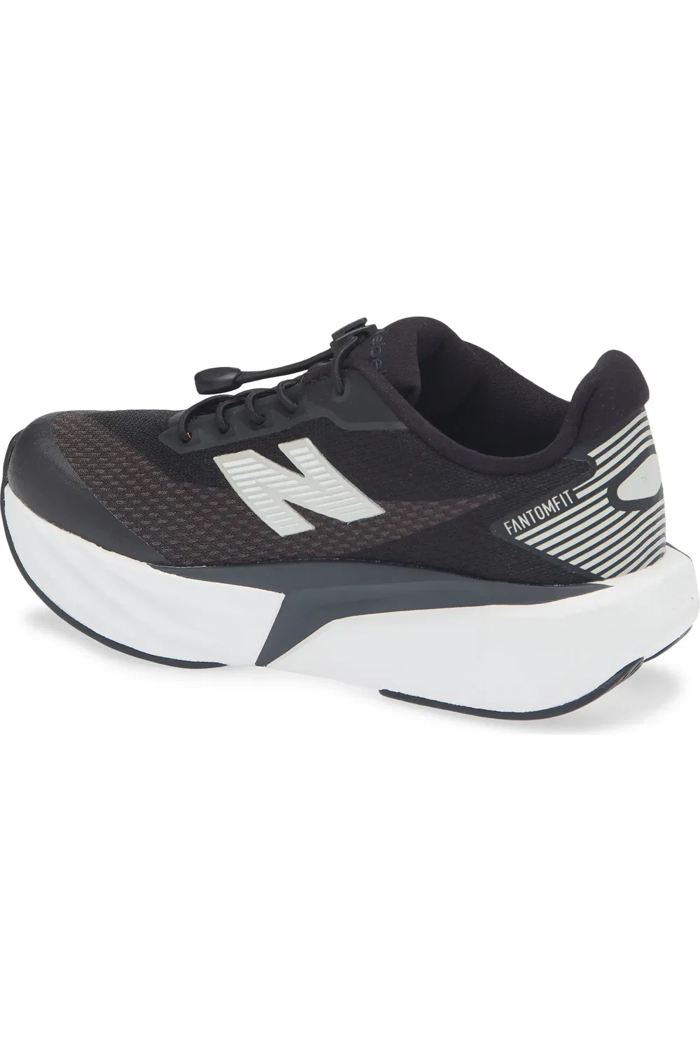 Кроссовки детские повседневные FuelCell Rebel New Balance, черно-белый — фото 2