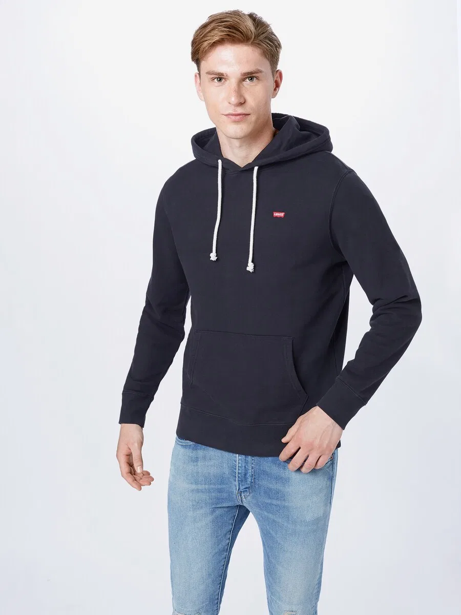 Толстовка LEVI'S стандартного кроя «Original Housemark» черного цвета — фото 2