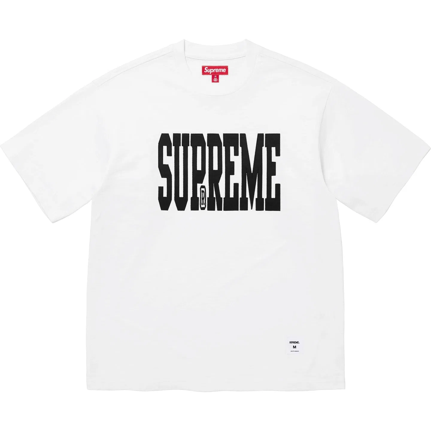 Футболка Supreme FW26 с круглым вырезом, Белый