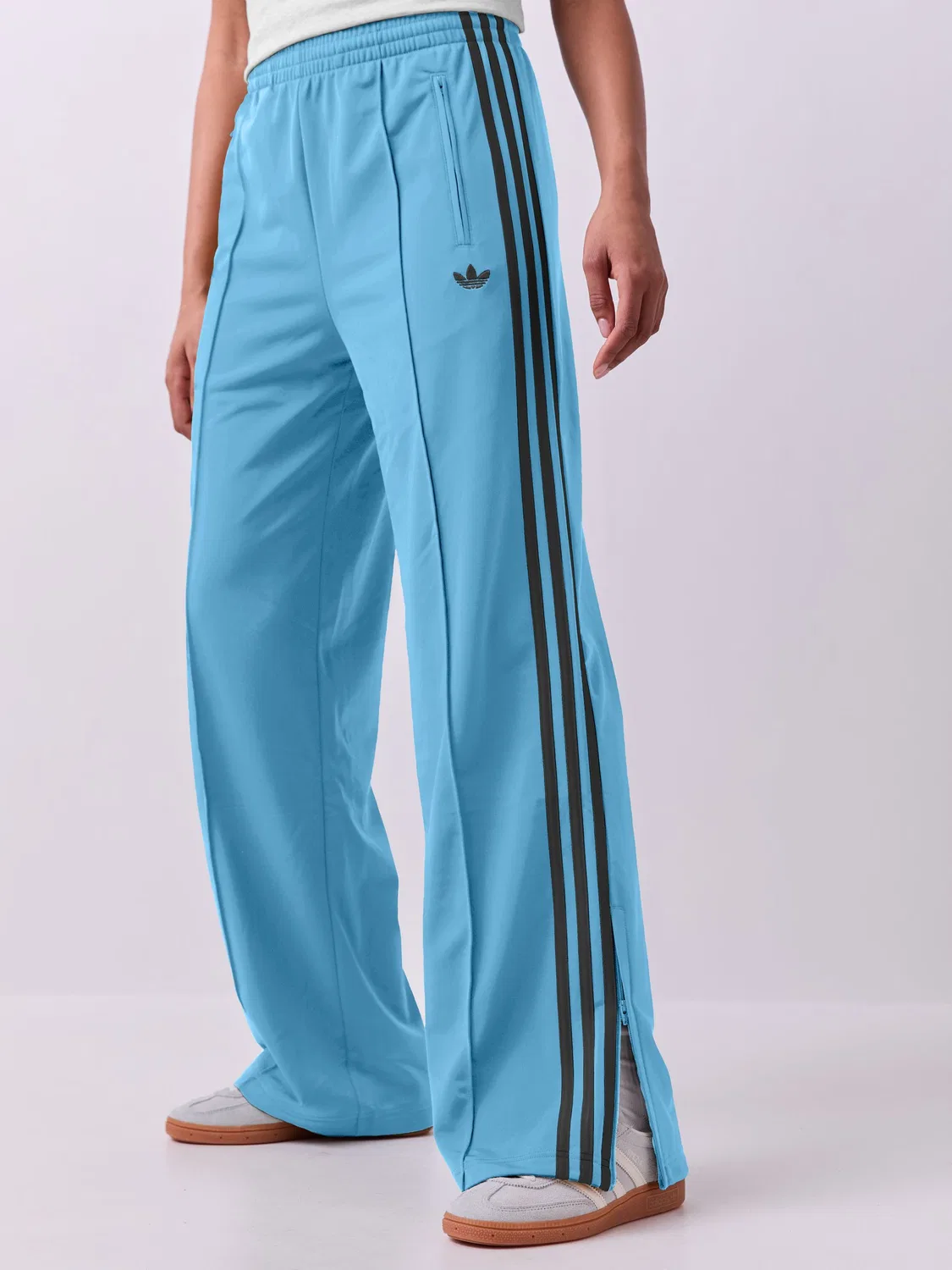 Спортивные штаны свободного кроя, модель Firebird, adidas Originals, синий