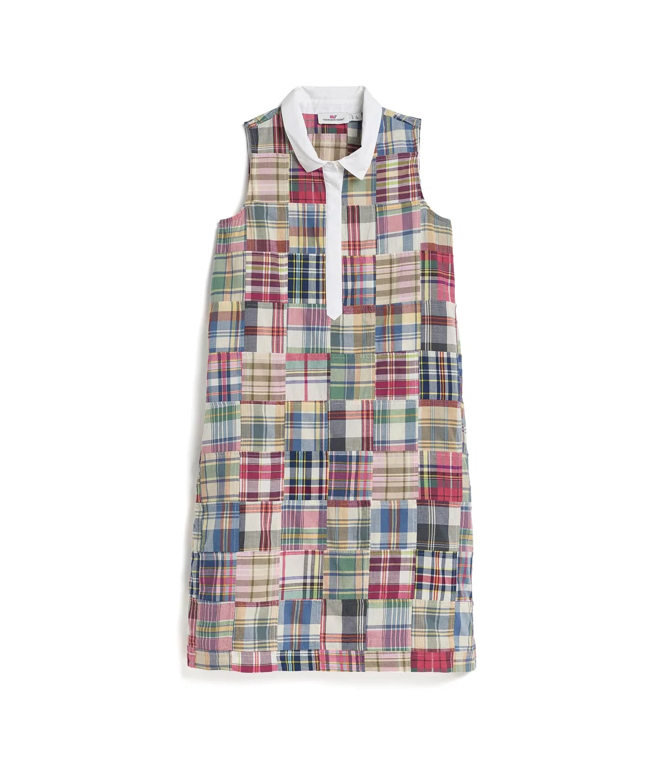 Платье Pippa Madras (для малышей/детей постарше) Vineyard Vines Kids, Multi Patchwork
