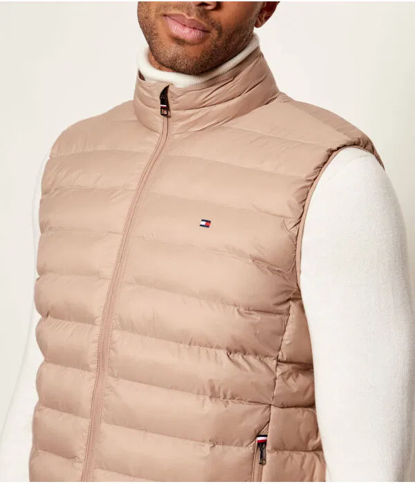 Мужской жилет без рукавов Tommy Hilfiger, бежевый — фото 4
