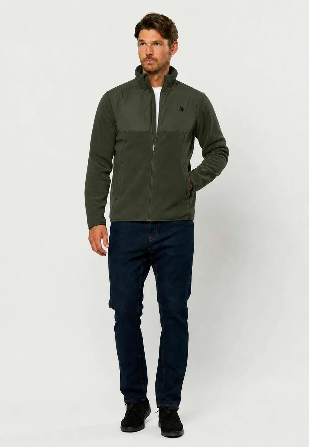 Флисовая куртка Umvitus - флисовая куртка U.S. Polo Assn., Forest Night — фото 2