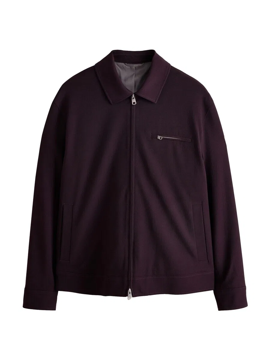 Куртка Next Between-Season Jacket 'Motionflex' в винно-красном цвете