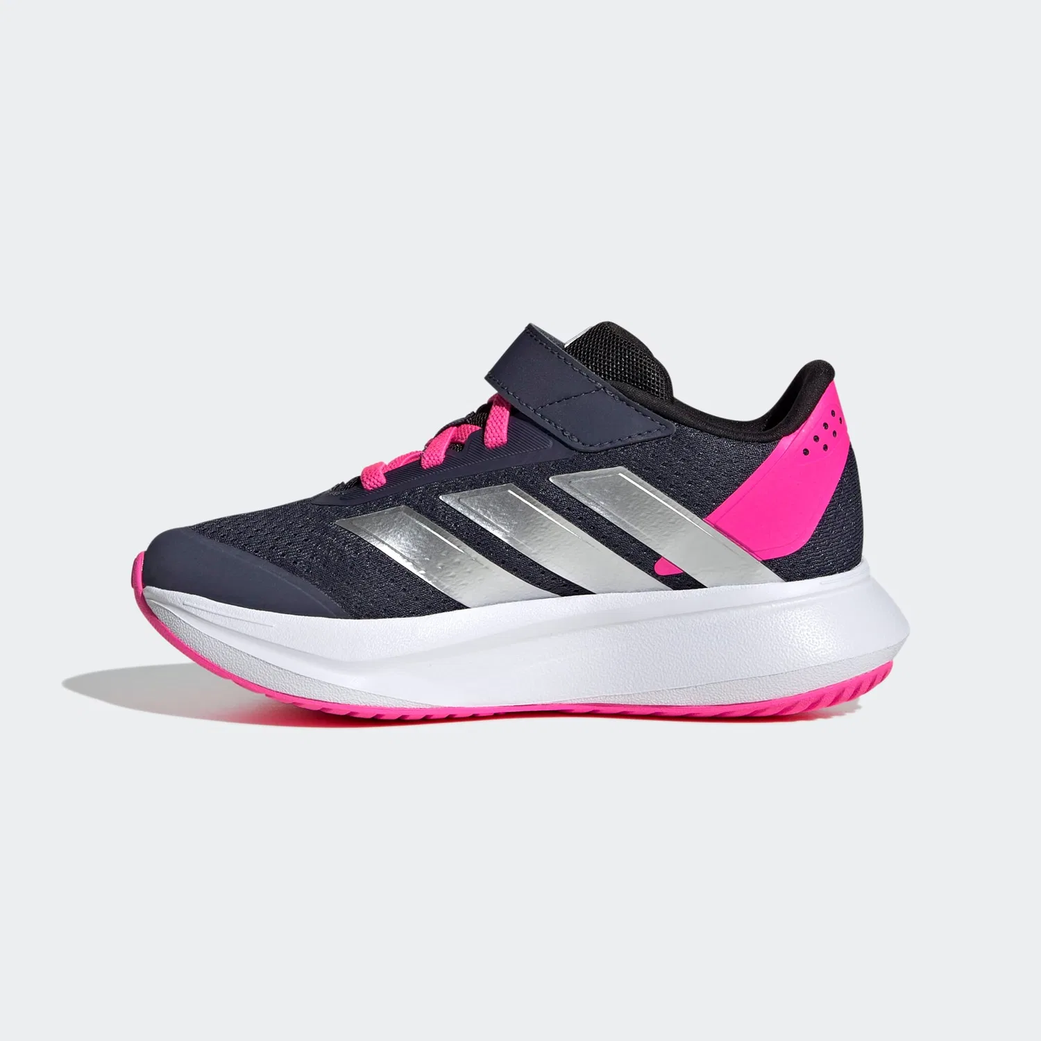 Детские кроссовки с двойной фиксацией Adidas Sportswear, Shadow Navy/Silver Metallic/Lucid Pink — фото 3