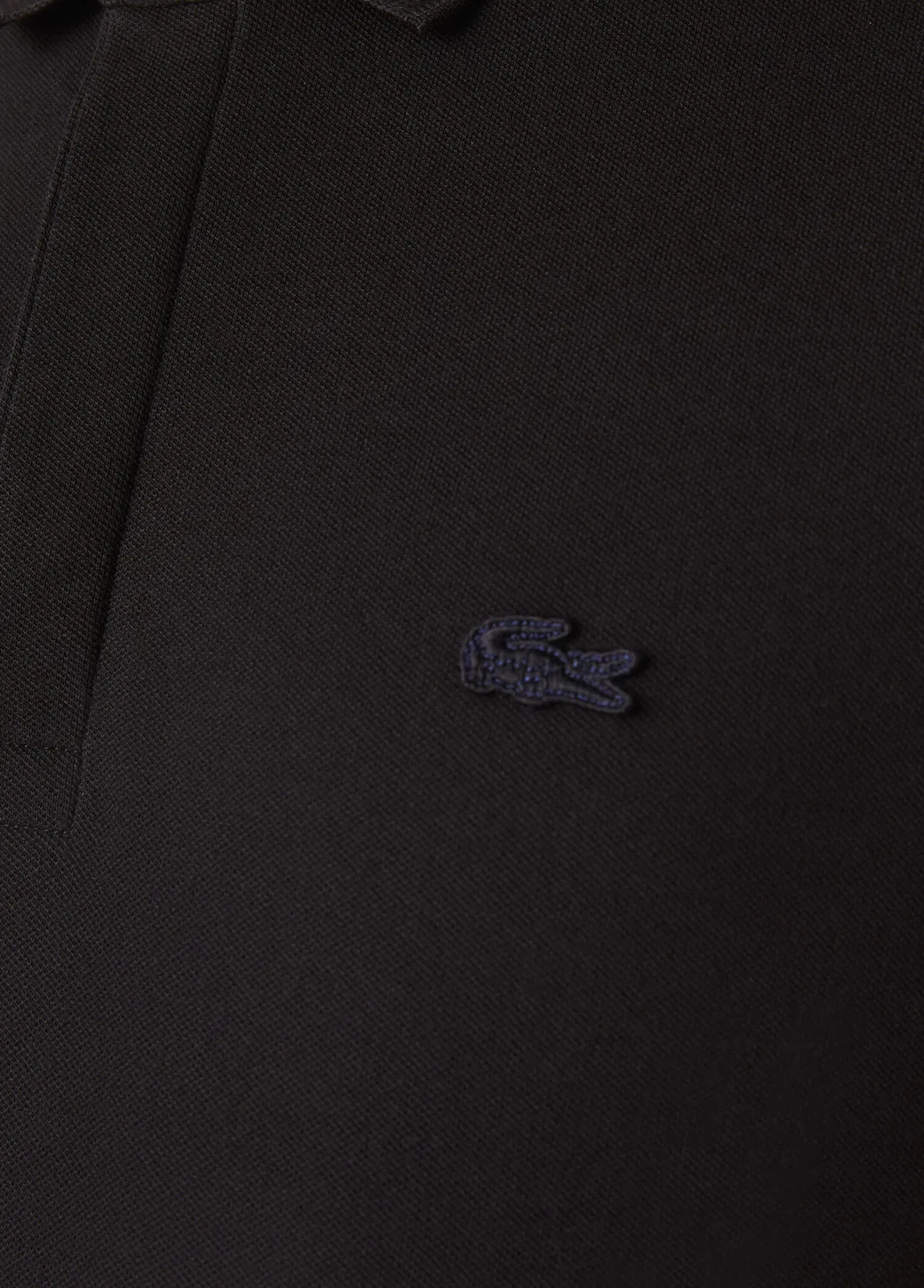 Футболка поло Lacoste Paris Regular Fit, черный — фото 4
