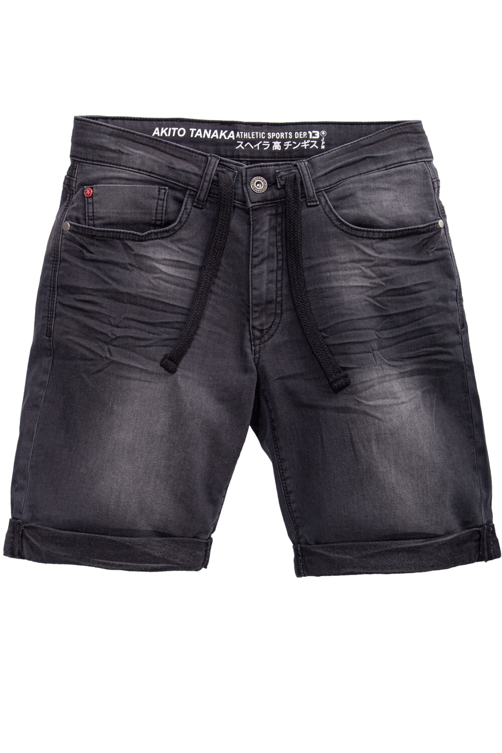 

Тканевые шорты Akito Tanaka Akito Tanaka AKITO TANAKA Herren Jogg im Denim-Look, черный