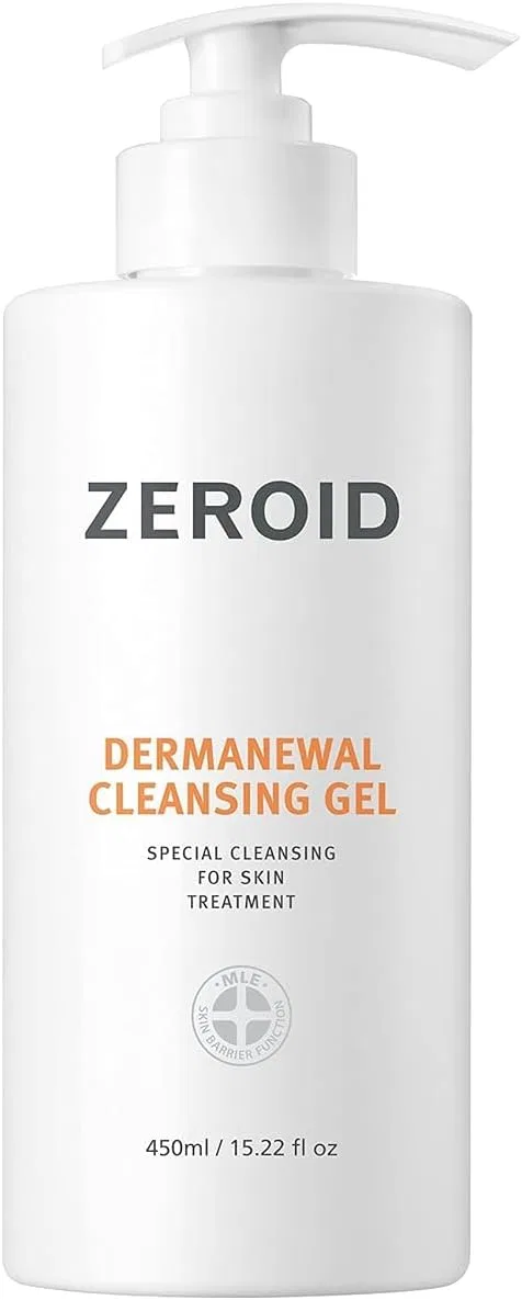Гель для умывания Zeroid — Очищающий гель Dermanual Cleansing Gel, , бесцветный, 450 мл