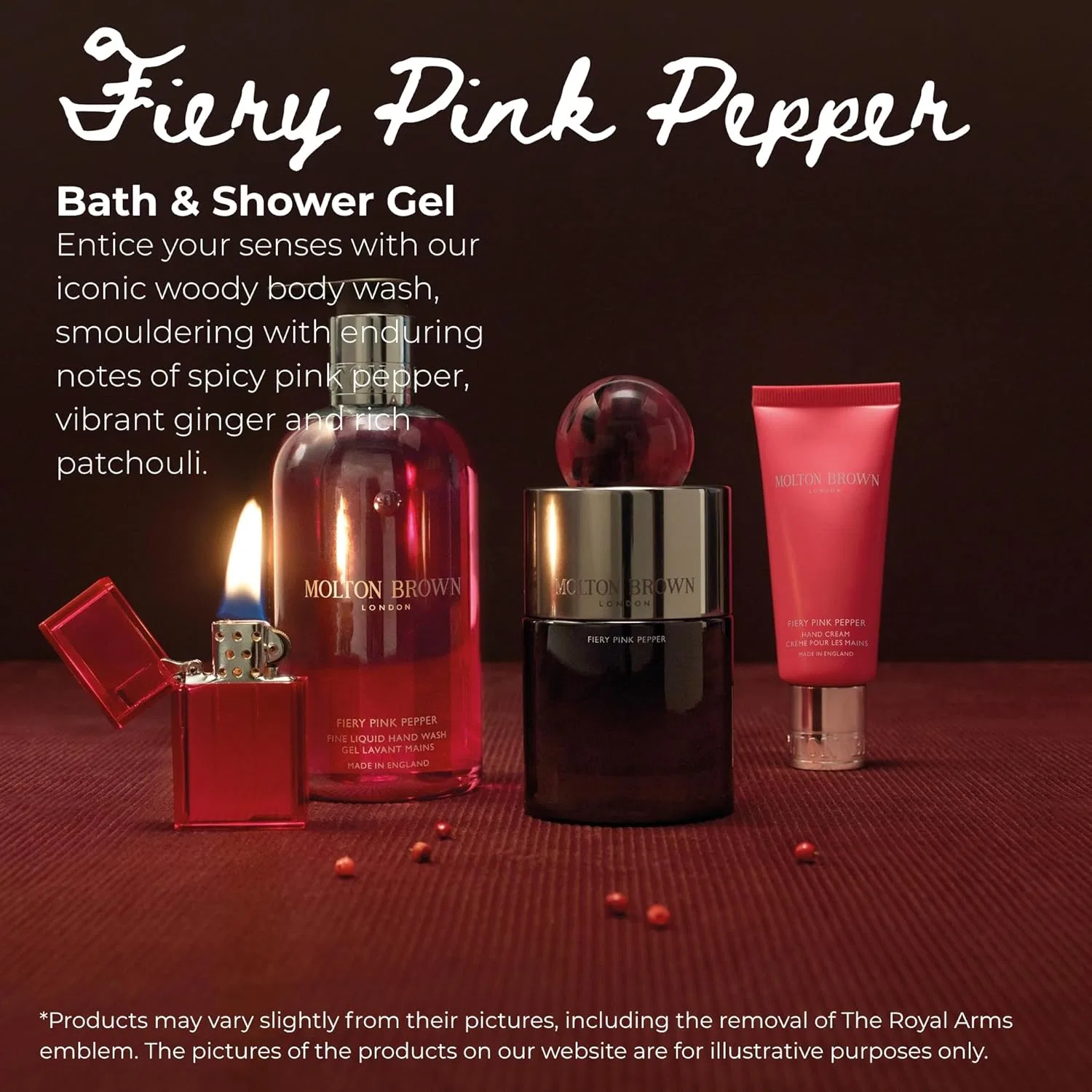 Гель для душа и ванны Fiery Pink Pepper, Molton Brown, 300 мл — фото 3