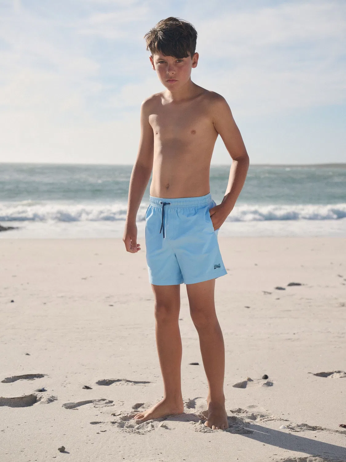Плавки для мальчиков, Regular fit, Swim Shorts Next, бледно-голубой — фото 2