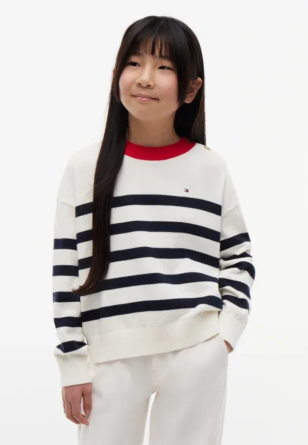 Свитер Striped Tommy Hilfiger Ivory, слоновая кость
