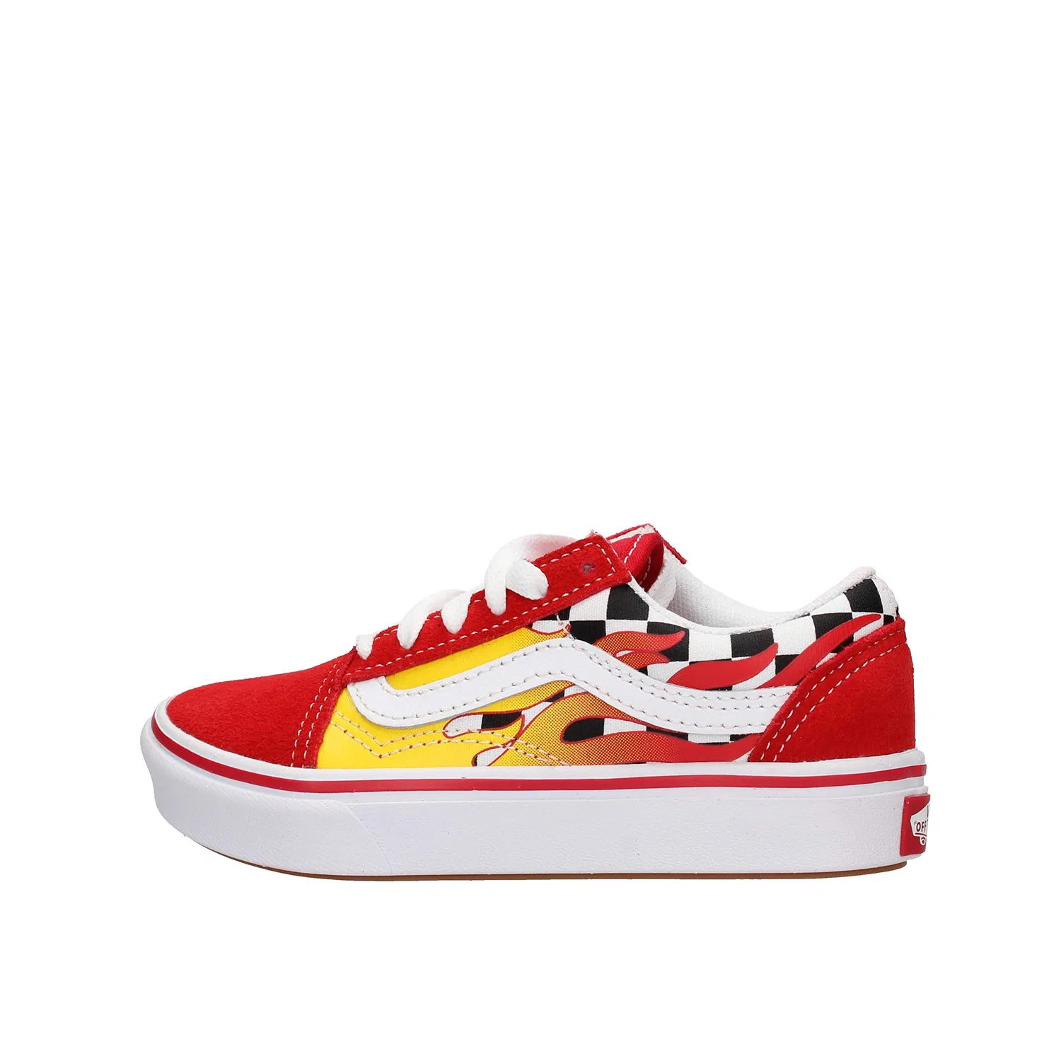 Детские кроссовки для мальчиков с принтом Vans, Red