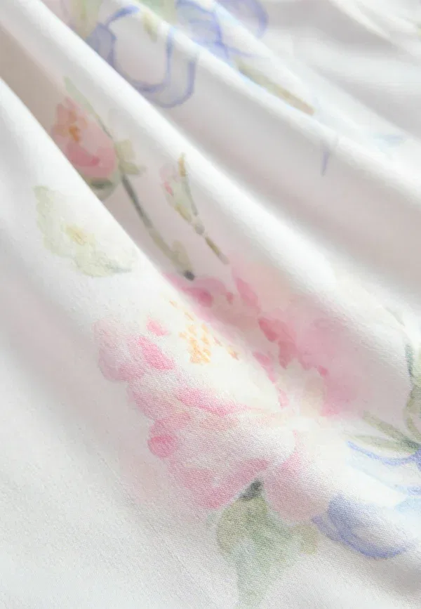 Пижамный комплект с цветочным принтом Regular fit Next Ecru Pink, розовый — фото 3