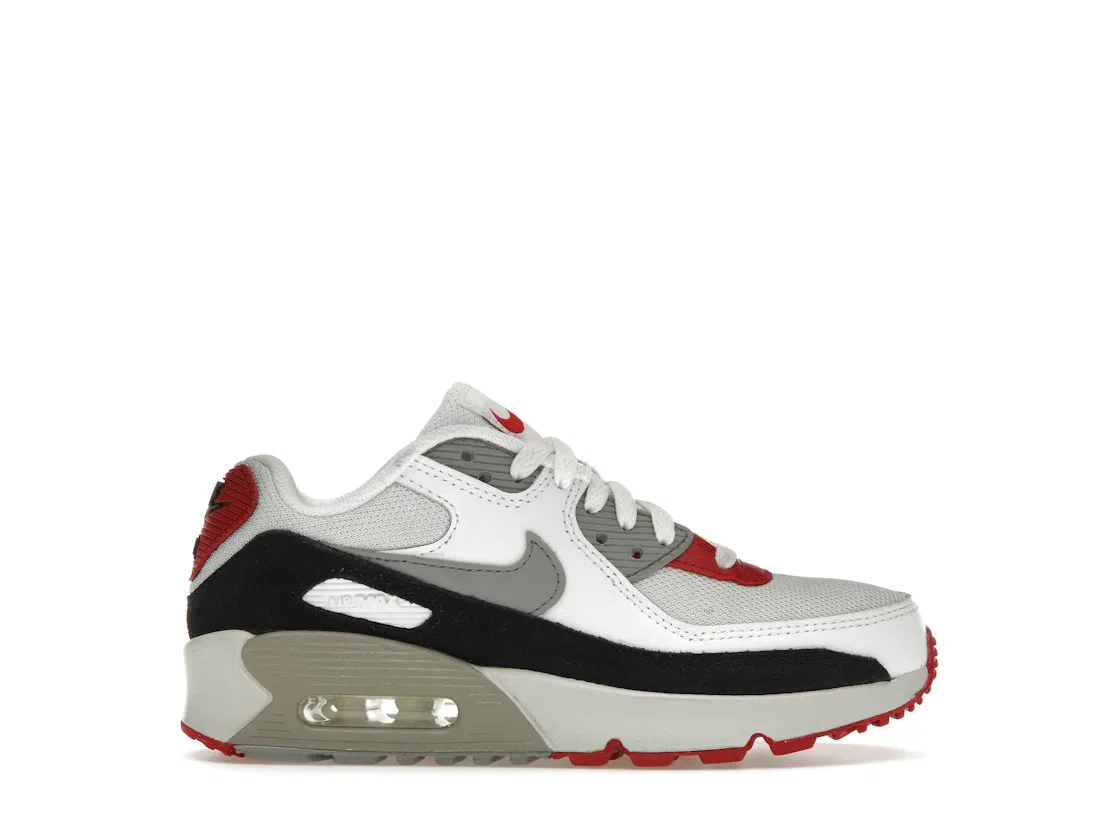 Детские кроссовки Lifestyle Nike Air Max 90, Photon Dust/Varsity Red/White/Particle Grey