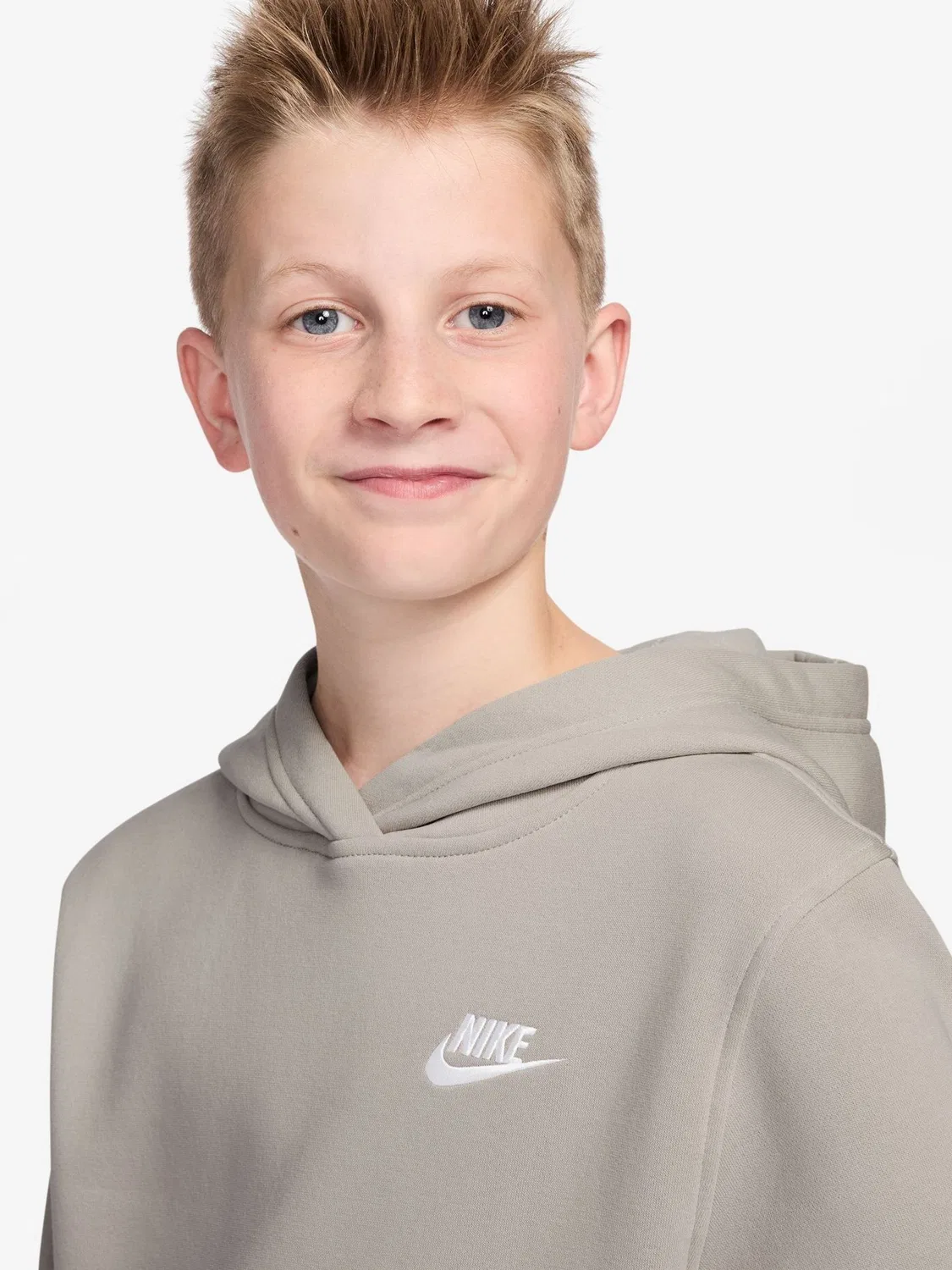 Худи Nike Club Fleece, нейтральный — фото 3