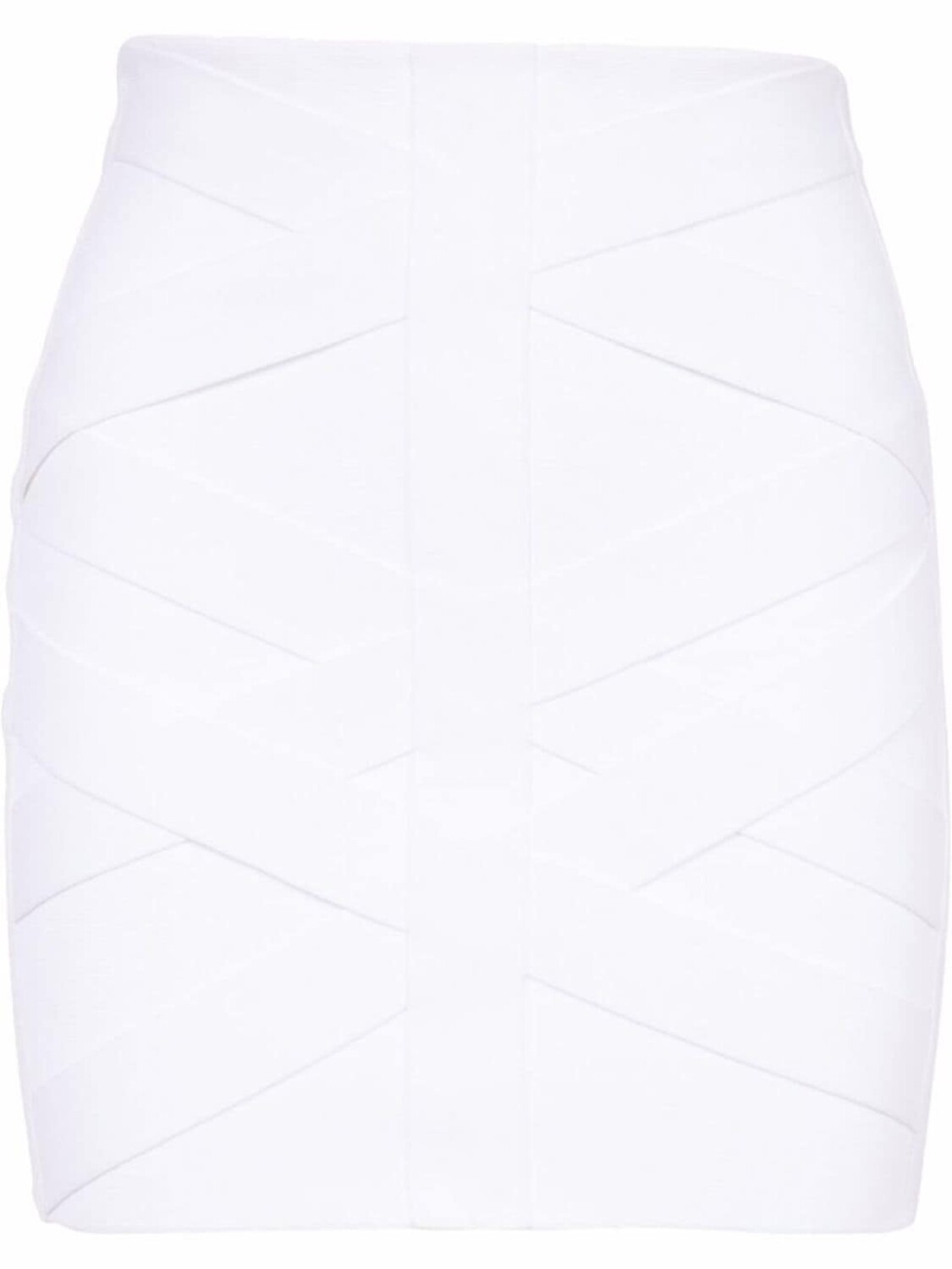 

Balmain мини-юбка с завышенной талией и вставками, белый