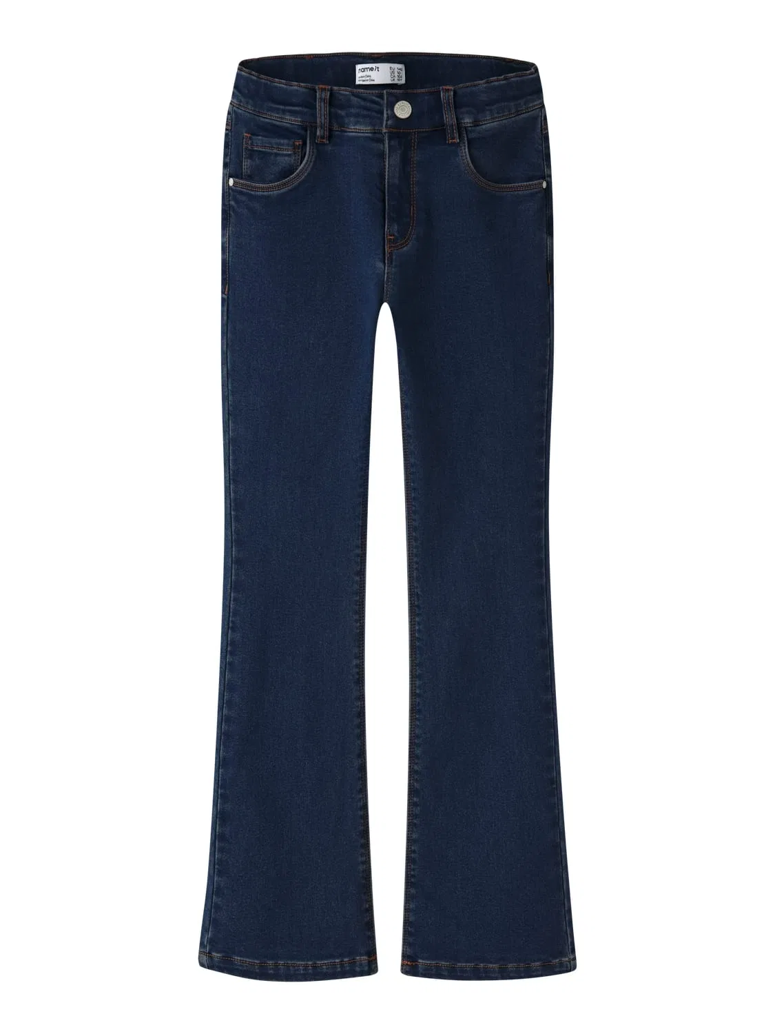Джинсы утепленные с флисовой подкладкой Nkfsalli Bootcut Name It, темно-синий
