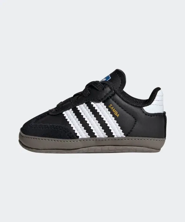 Кроссовки Samba Crib, Adidas Kids, черный — фото 3