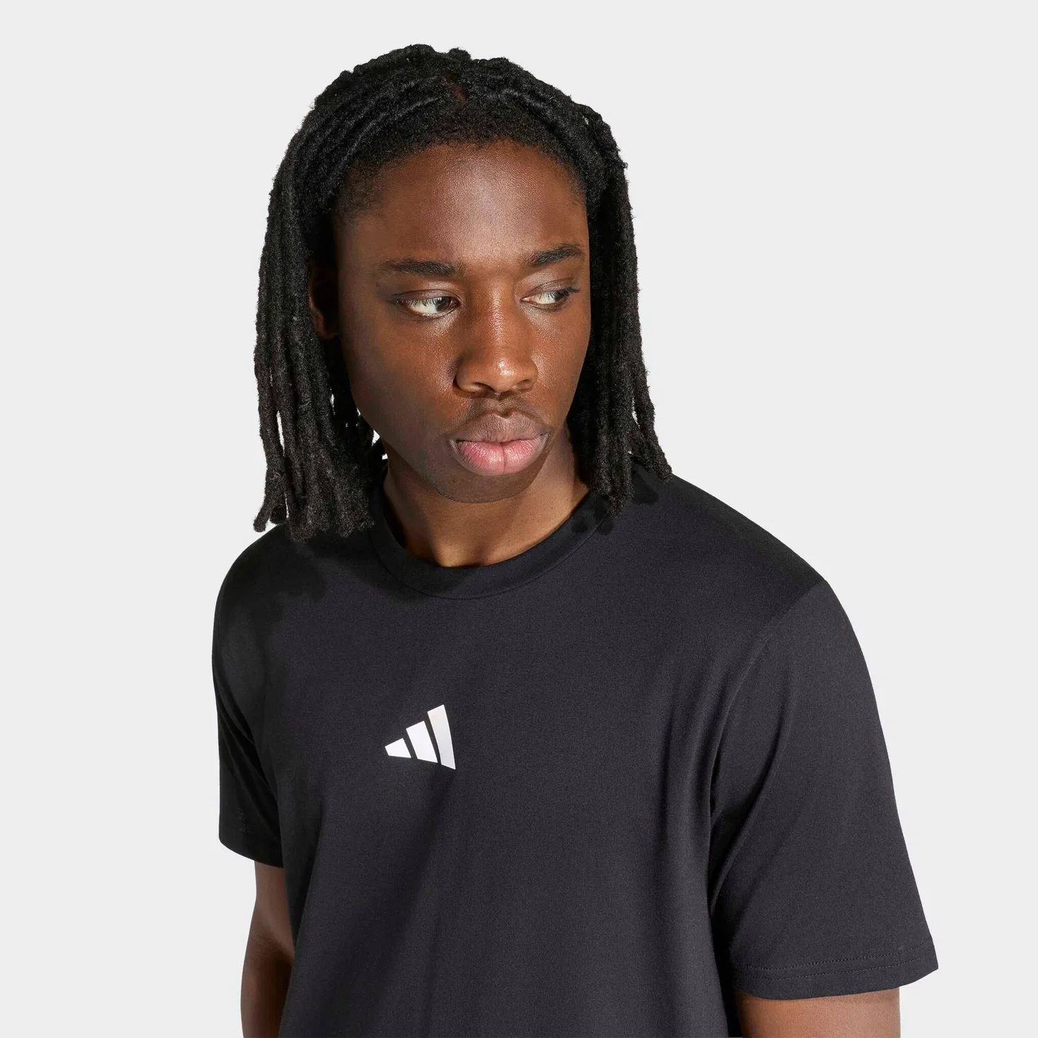 Мужская спортивная футболка с камуфляжным принтом Adidas Performance, Black — фото 3