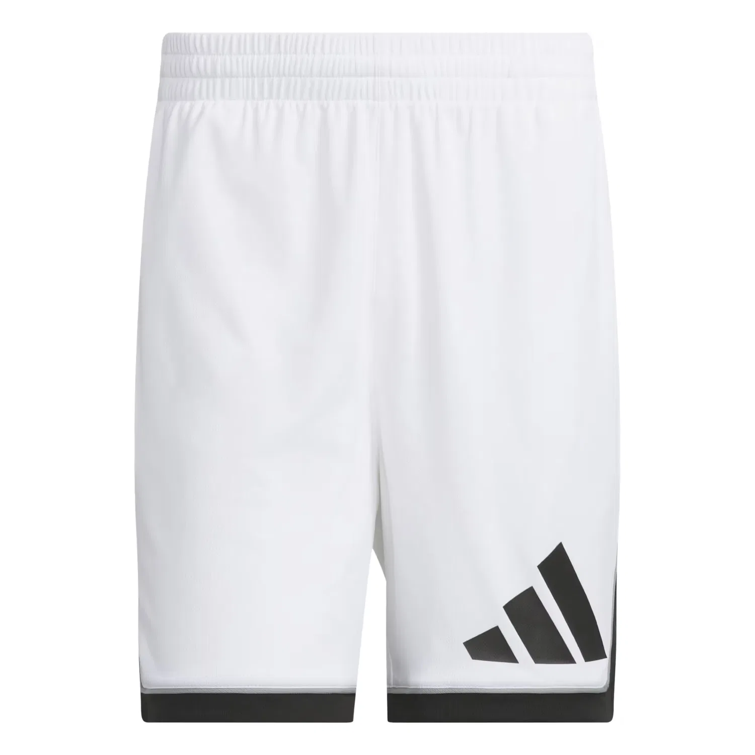 Спортивные шорты Adidas Performance свободного кроя Basketball Badge of Sport белого цвета