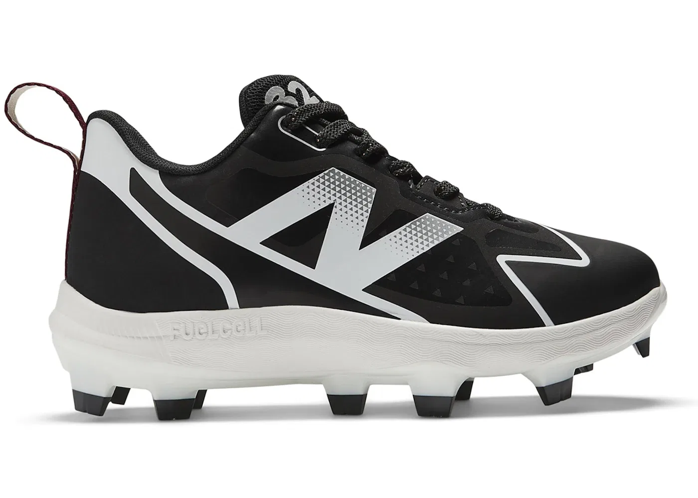 Детские кроссовки для бега с технологией FuelCell New Balance FuelCell Romero Duo Molded, Black/White/Mercury Red