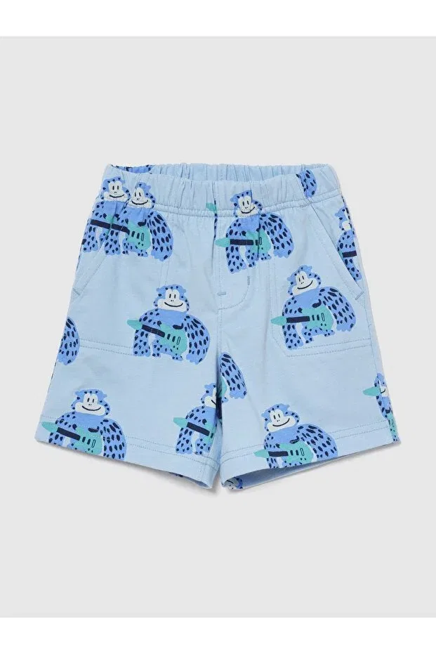 Детские шорты для мальчиков с принтом Gap, Light Blue