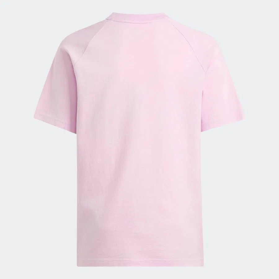 Футболка с принтом Graphic Trefoil Loose adidas, Розовый — фото 2