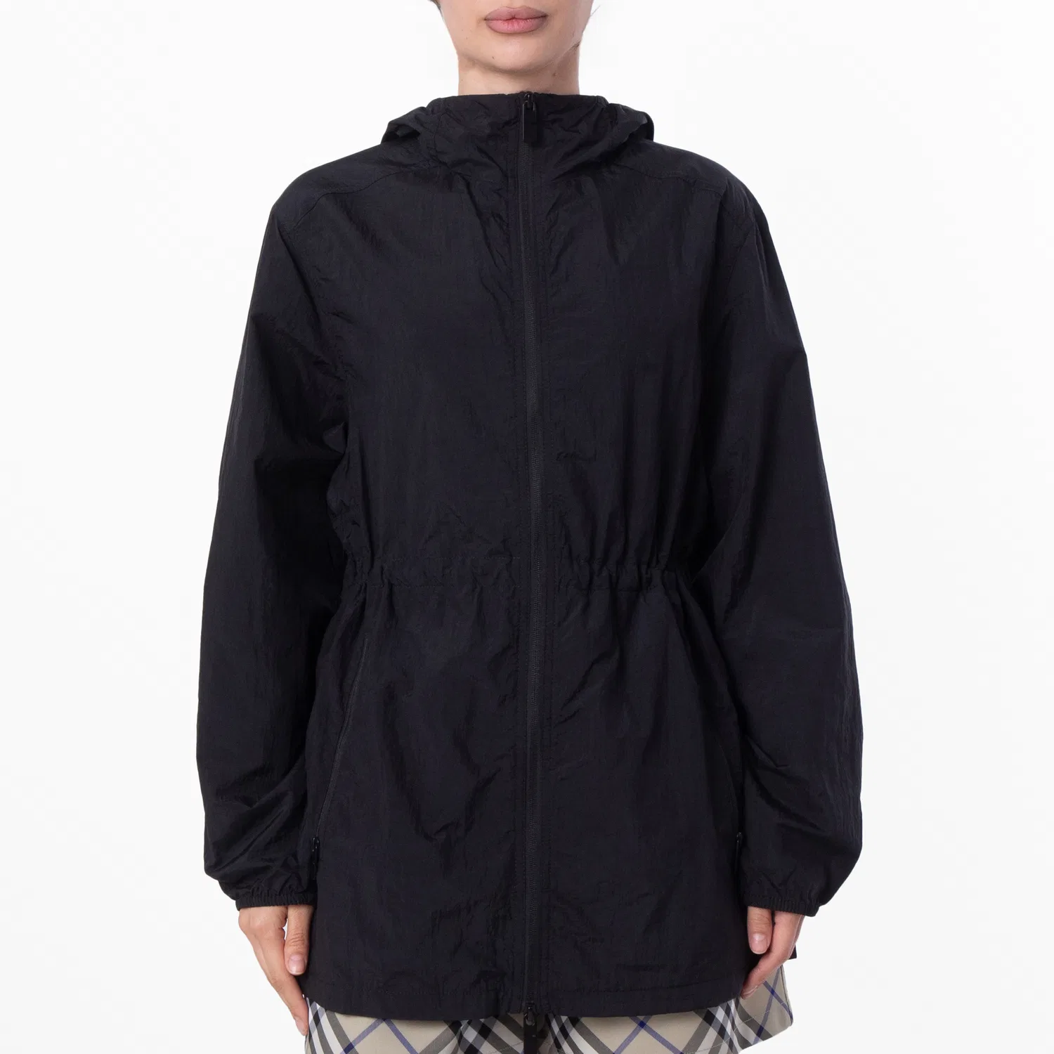 Куртка нейлоновая с капюшоном Nylon Hooded Jacket Burberry, Black