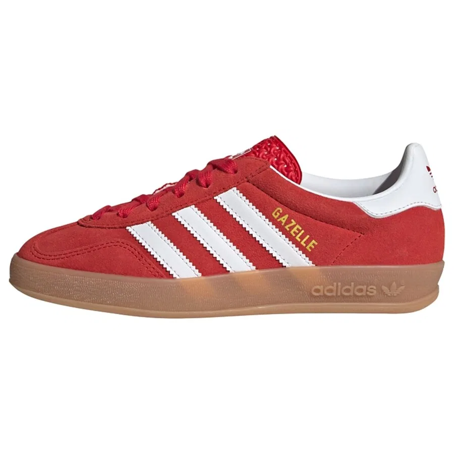 Кроссовки ADIDAS ORIGINALS 'Gazelle Indoor' красного цвета