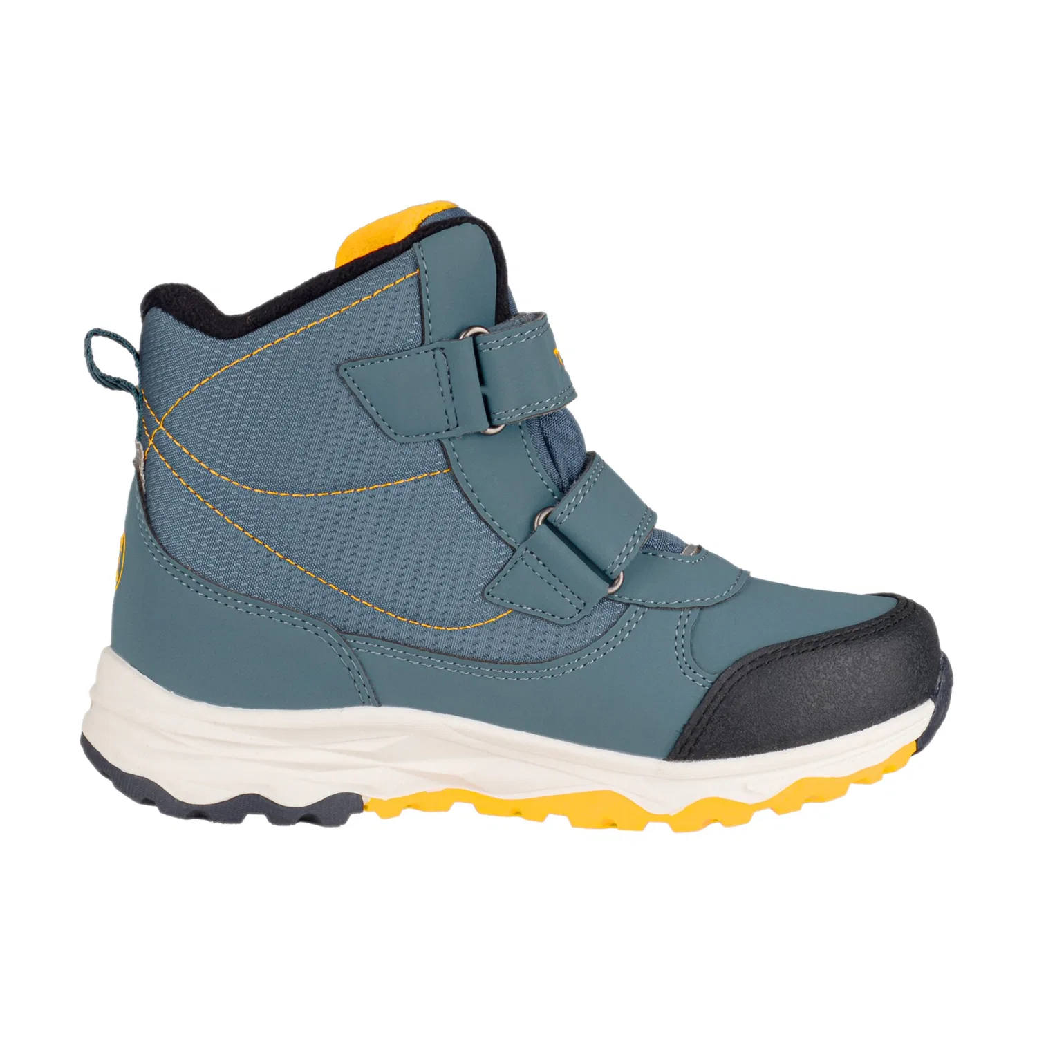 Детские зимние ботинки водонепроницаемые KIDS HAFJELL WINTER BOOTS TROLLKIDS, Steel Blue/Navy/Mango — фото 2