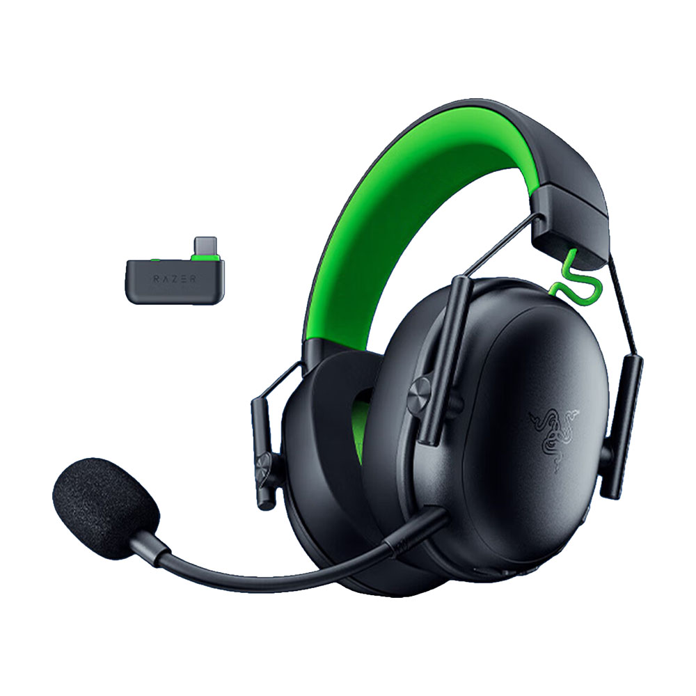 

Игровая гарнитура Razer BlackShark V3 X HyperSpeed, черный/зеленый
