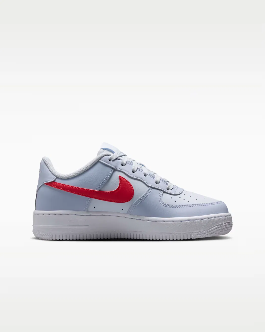 Кроссовки для детей постарше NIke Air Force 1, Football Grey/Ghost/White/Tropical Pink — фото 3