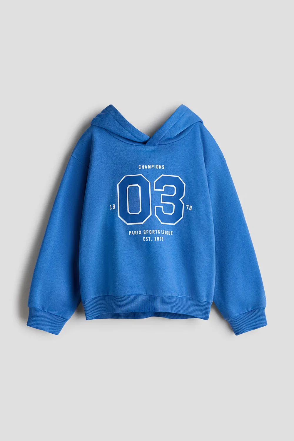 Худи с принтом H&M, Blau/03