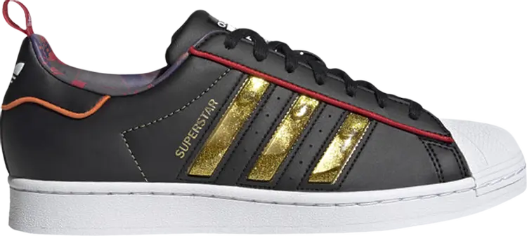 

Кроссовки Adidas Superstar 'Chinese New Year - Year Of The Ox Black', черный