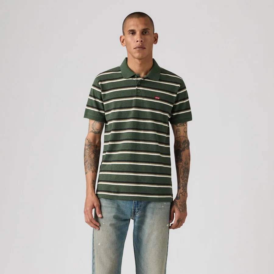 Футболка LEVI'S Original Polo изумрудного цвета — фото 2