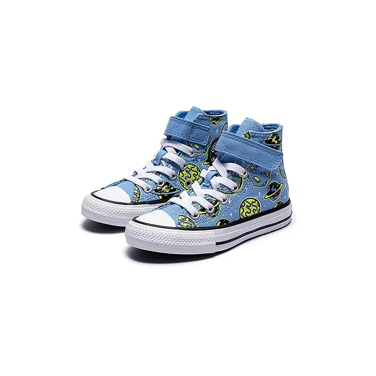 Детские кеды из хлопка Chuck Taylor All Star Kids Canvas Shoes Converse, Blue — фото 4