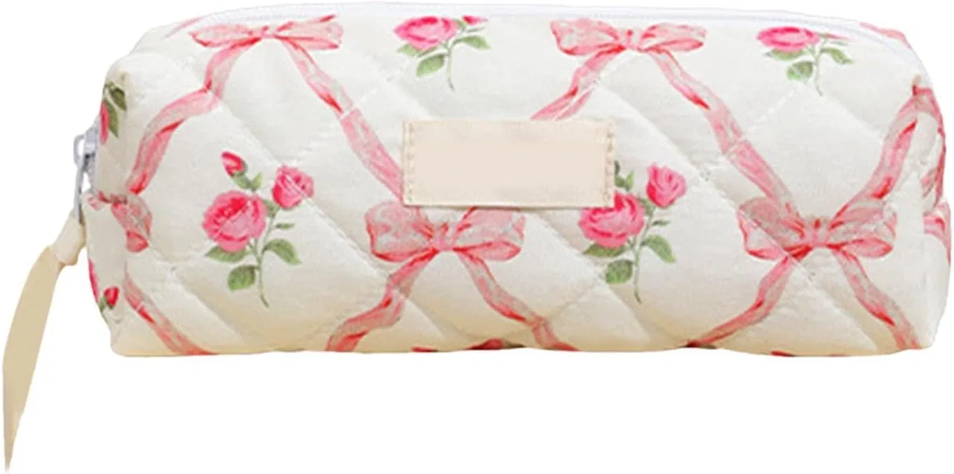 Косметичка стеганая, Generisch, Pink