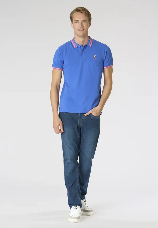 Футболка поло хлопок, Polo shirt, U.S. Polo Assn., синий — фото 2