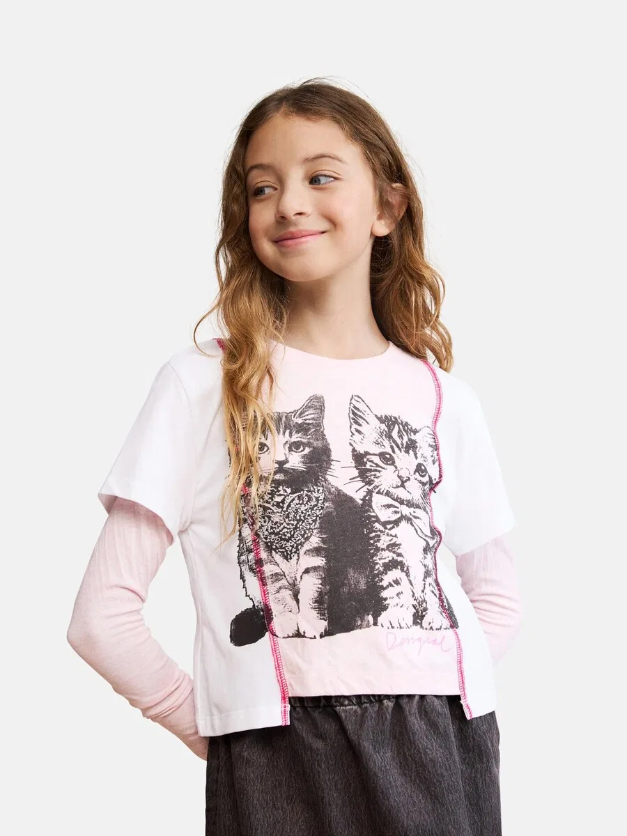 Топ Desigual цвета розы — фото 2