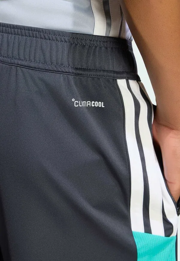 Детские спортивные шорты Tiro 26 Essentials унисекс Adidas Performance, белый/серый/мятный — фото 3