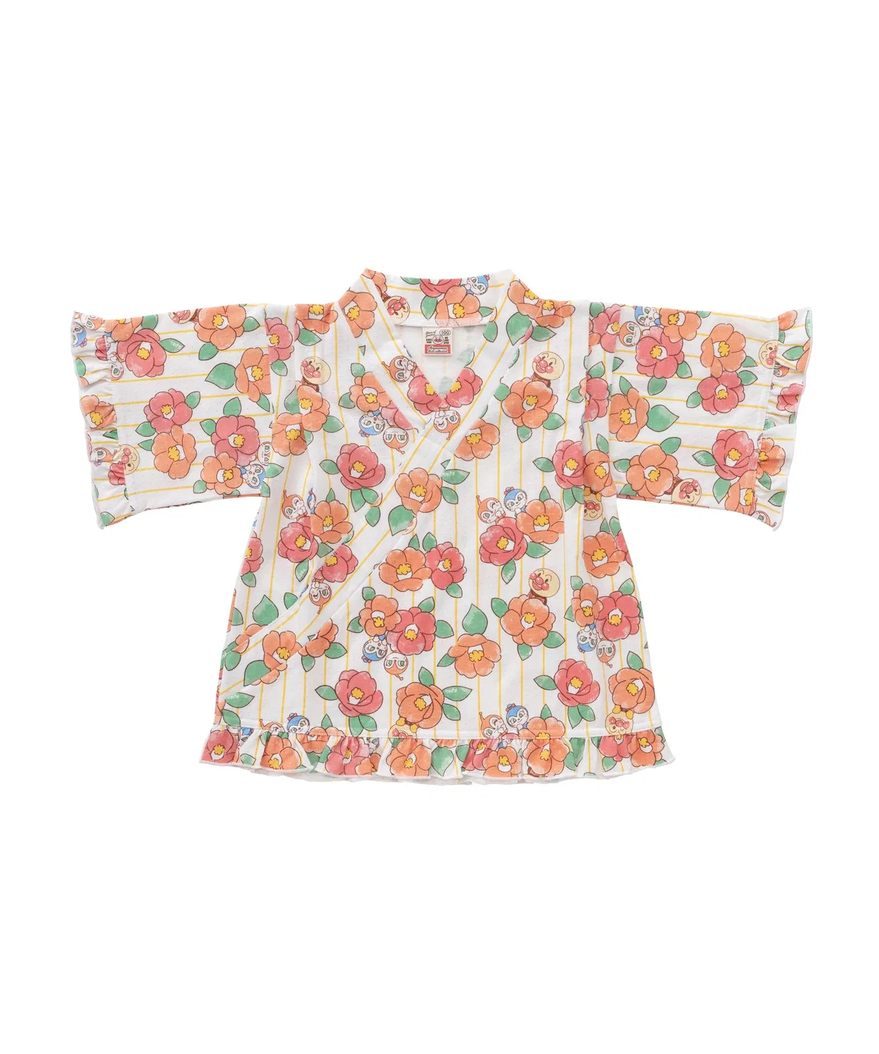 Детское кимоно с принтом, светящееся в темноте, модель ANPANMAN KIDS COLLECTION, Офф-Белый — фото 3