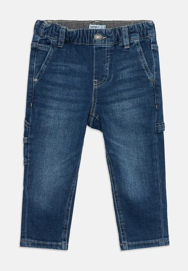 Джинсы из денима с регулируемой талией Noos Name It, Dark Blue Denim, темно-синий — фото 3