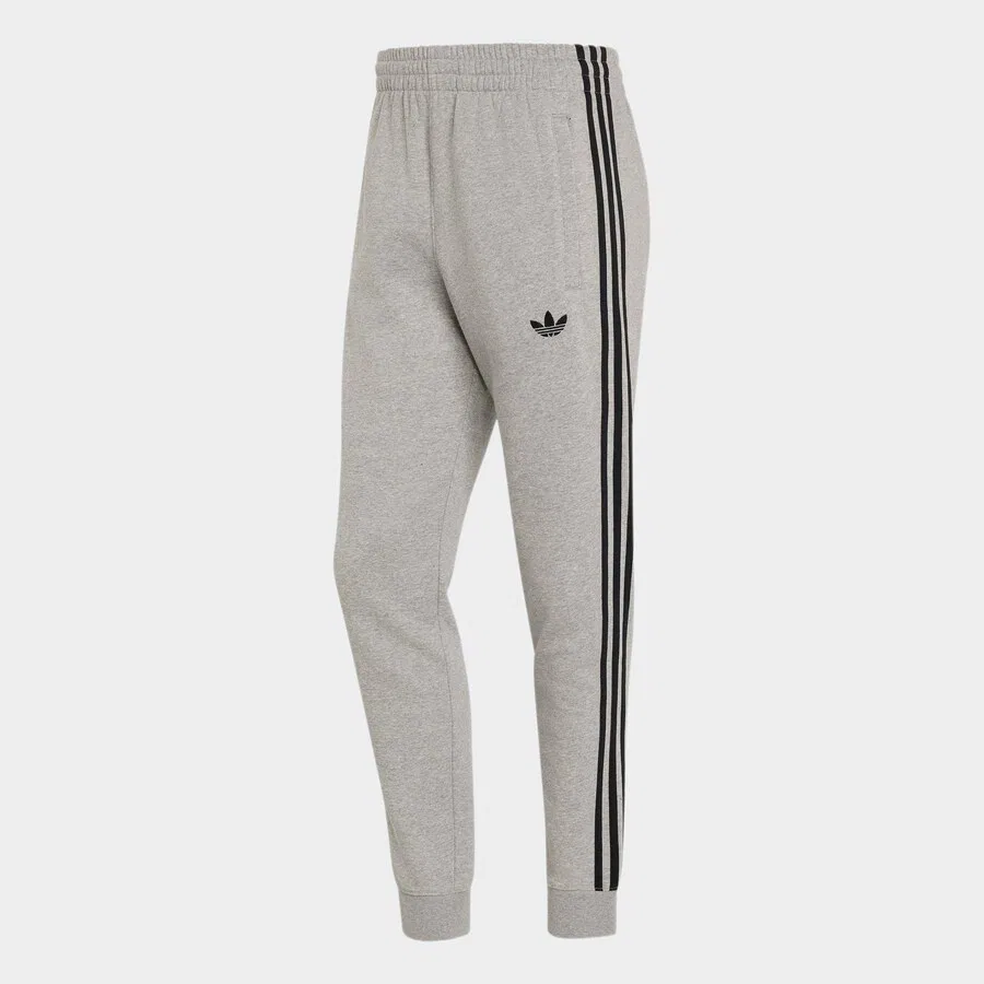 Зауженные брюки ADIDAS ORIGINALS светло-серого цвета — фото 2