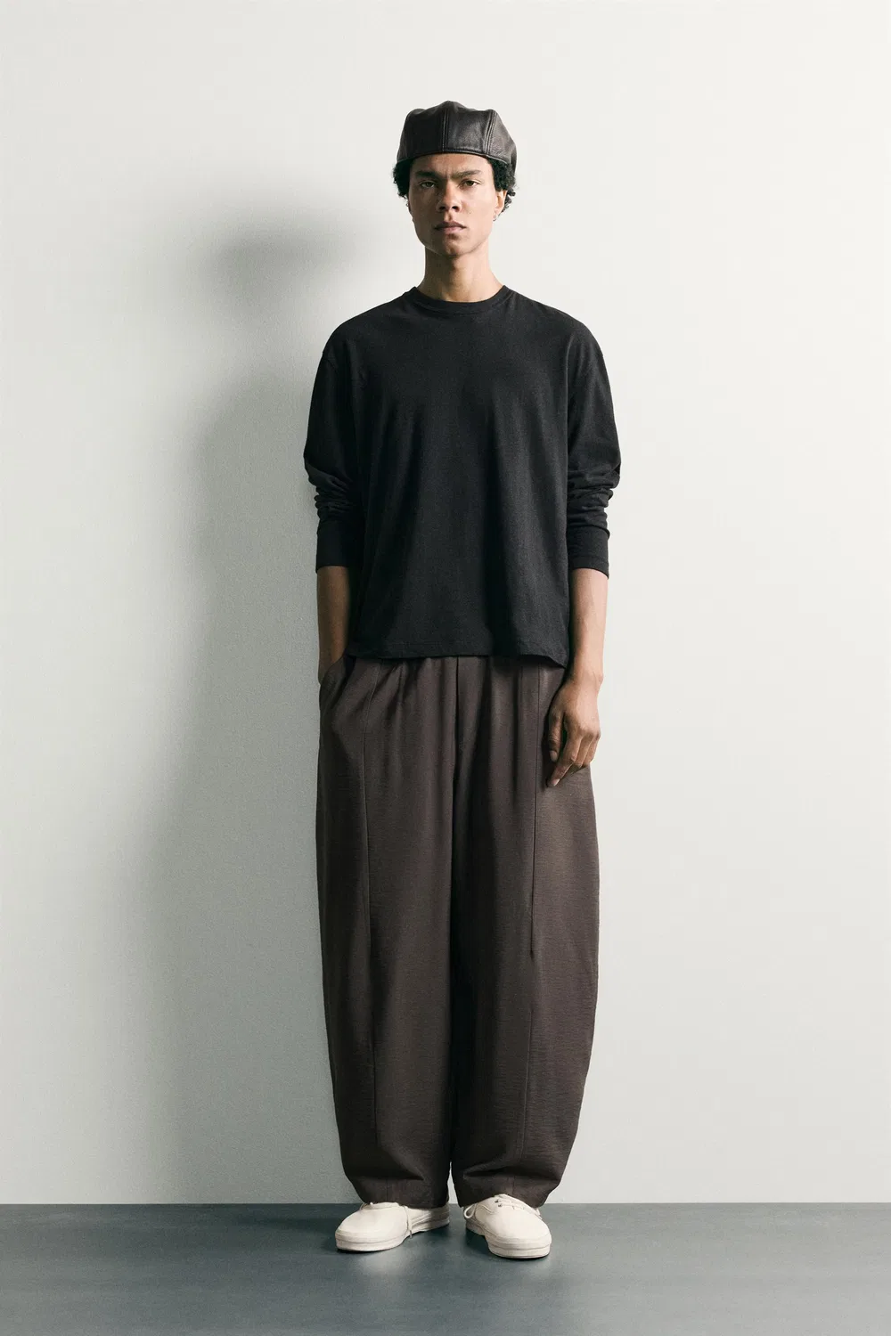 Свободные брюки-баллон ZARA, Grey
