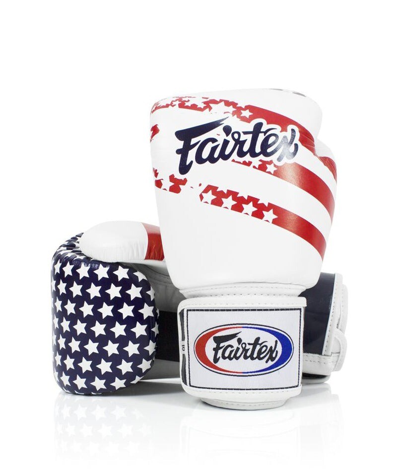 

Боксерские перчатки Fairtex Universal "Tight-Fit" Design-USA, 14 oz., белый